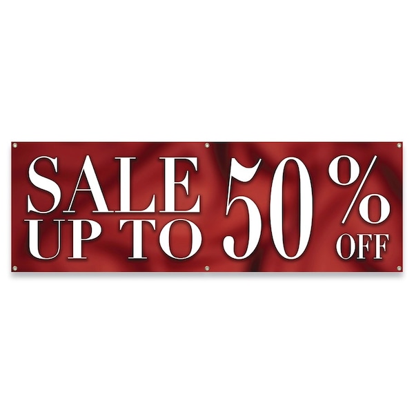 Sale Up To 50% Off Banner Concession Stand Food Truck Single Sided